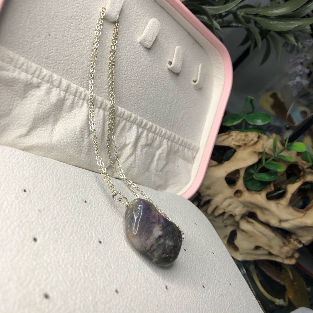 Stunning Amethyst Pendant Necklace